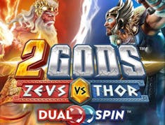 2 Gods Zeus versus Thor logo