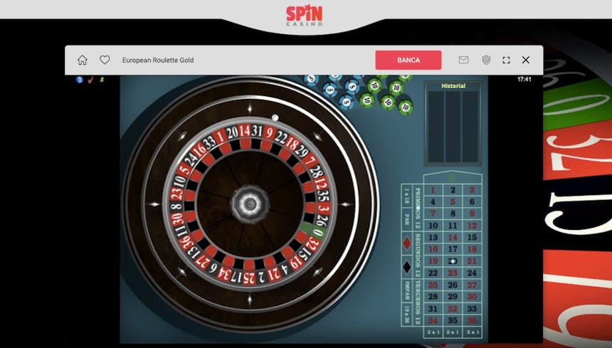 Ruleta en Spin Casino casino